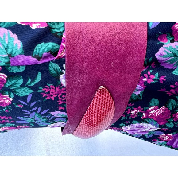 80s Magenta Snakeskin Belt - Picture 8 of 8